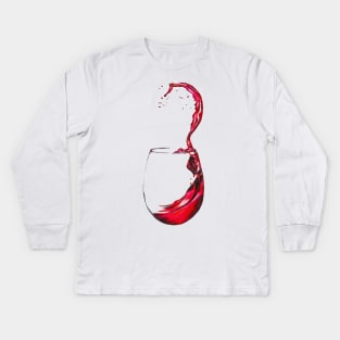 Wine Kids Long Sleeve T-Shirt